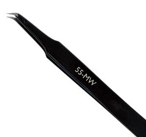 Excelta Tweezer-55-MW 4.25 Inch Tapered Angled Expoxy Coated Flush Cutting